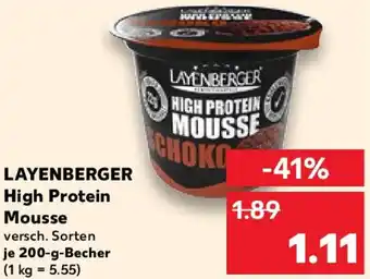 Kaufland LAYENBERGER High Protein Mousse Angebot