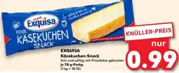 Kaufland EXQUISA Käsekuchen-Snack Angebot