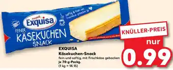 Kaufland EXQUISA Käsekuchen-Snack Angebot