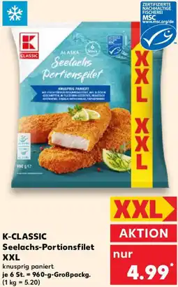 Kaufland K-CLASSIC Seelachs-Portionsfilet XXL Angebot