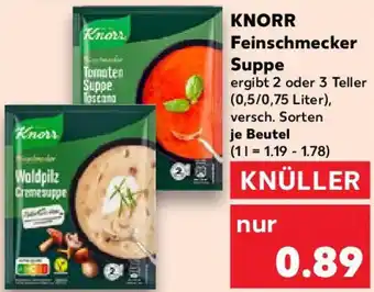 Kaufland KNORR Feinschmecker Suppe Angebot