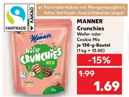 Kaufland MANNER Crunchies Angebot