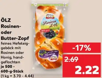 Kaufland ÖLZ Rosinen- oder Butter-Zopf Angebot