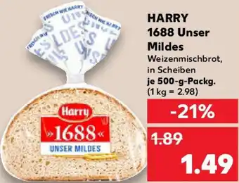 Kaufland HARRY 1688 Unser Mildes Angebot