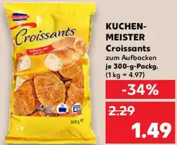 Kaufland KUCHEN-MEISTER Croissants Angebot