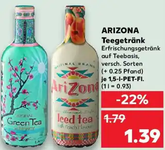 Kaufland ARIZONA Teegetränk Angebot