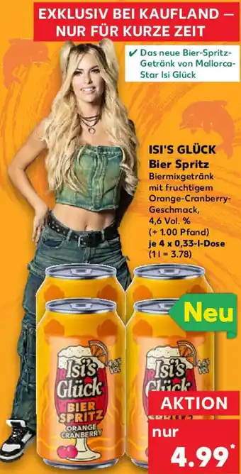 Kaufland ISI'S GLÜCK Bier Spritz Angebot