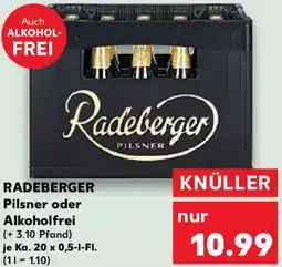 Kaufland RADEBERGER Pilsner oder Alkoholfrei Angebot