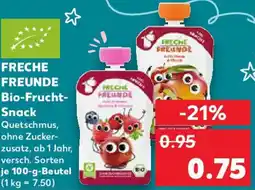 Kaufland FRECHE FREUNDE Bio-Frucht- Snack Angebot