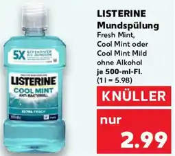 Kaufland LISTERINE Mundspülung Angebot