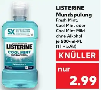 Kaufland LISTERINE Mundspülung Angebot