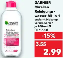 Kaufland GARNIER Mizellen Reinigungswasser All-in-1 Angebot