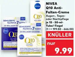 Kaufland NIVEA Q10 Anti- Falten-Creme Angebot