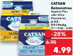 Kaufland CATSAN Katzenstreu Angebot