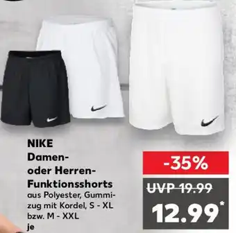 Kaufland NIKE Damen- oder Herren- Funktionsshorts Angebot