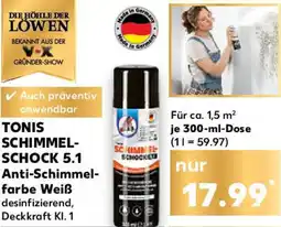 Kaufland TONIS SCHIMMEL- SCHOCK 5.1 Anti-Schimmelfarbe Weiß Angebot