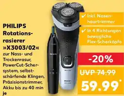 Kaufland PHILIPS Rotations- rasierer X3003/02 Angebot