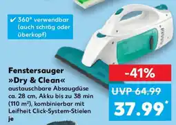 Kaufland Fenstersauger Dry & Clean Angebot
