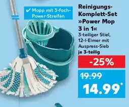 Kaufland Reinigungs- Komplett-Set Power Mop Angebot