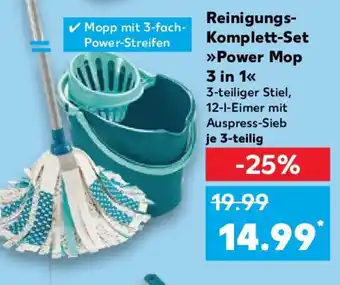 Kaufland Reinigungs- Komplett-Set Power Mop Angebot