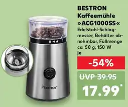 Kaufland BESTRON Kaffeemühle ACG1000SS Angebot