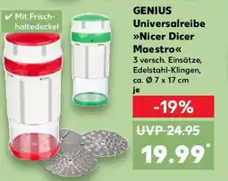 Kaufland GENIUS Universalreibe Nicer Dicer Maestro Angebot