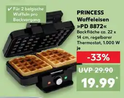Kaufland PRINCESS Waffeleisen PD 8872 Angebot