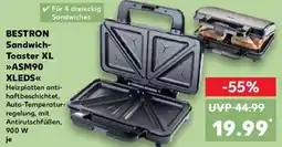 Kaufland BESTRON Sandwich- Toaster XL ASM90 XLEDS Angebot