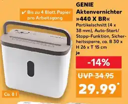 Kaufland GENIE Aktenvernichter 440 X BR Angebot