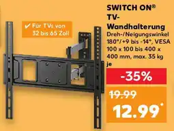 Kaufland SWITCH ON TV- Wandhalterung Angebot