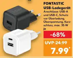 Kaufland FONTASTIC USB-Ladegerät Angebot