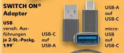Kaufland SWITCH ON Adapter USB Angebot