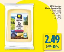 diska EDEKA Herzstücke Allgäuer Bergbauern-Käse Angebot