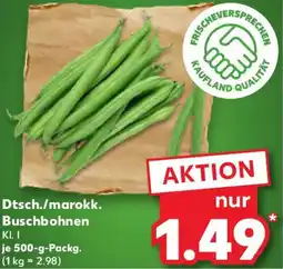 Kaufland Dtsch./marokk. Buschbohnen Angebot