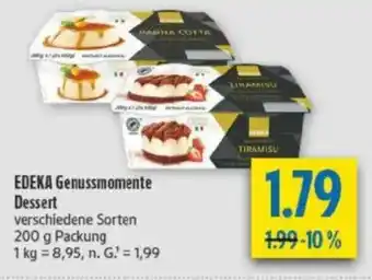diska EDEKA Genussmomente Dessert Angebot