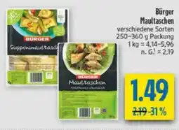 diska Bürger Maultaschen Angebot