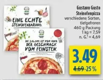 diska Gustavo Gusto Steinofenpizza Angebot