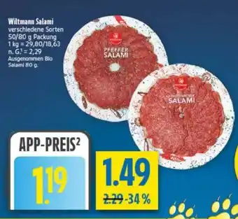 diska Wiltmann Salami Angebot