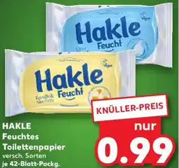 Kaufland HAKLE Feuchtes Toilettenpapier Angebot