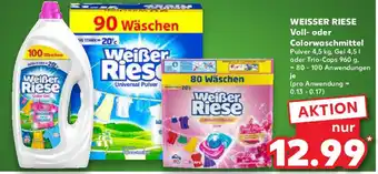 Kaufland WEISSER RIESE Voll- oder Colorwaschmittel Angebot