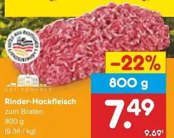 Netto Marken-Discount GUT PONHOLZ Rinder-Hackfleisch Angebot