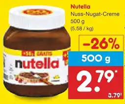 Netto Marken-Discount Nutella Nuss-Nugat-Creme Angebot