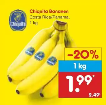 Netto Marken-Discount Chiquita Bananen Angebot