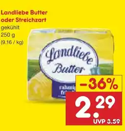 Netto Marken-Discount Landliebe Butter oder Streichzart Angebot