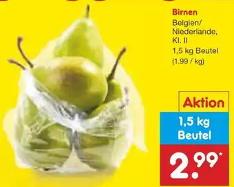 Netto Marken-Discount Birnen Angebot