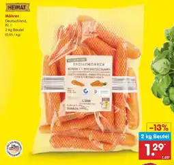 Netto Marken-Discount HEIMAT Möhren Angebot