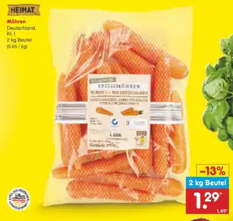 Netto Marken-Discount HEIMAT Möhren Angebot
