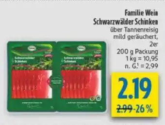 diska Familie Wein Schwarzwälder Schinken Angebot