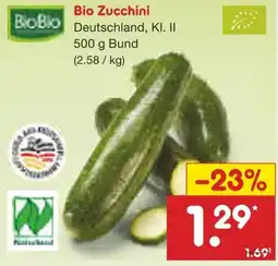 Netto Marken-Discount Bio Zucchini Angebot