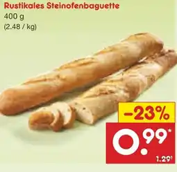 Netto Marken-Discount Rustikales Steinofenbaguette Angebot